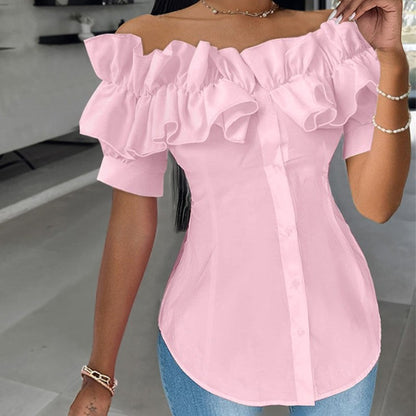 Amara Off-Shoulder Ruffle Blouse