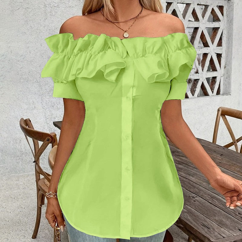 Amara Off-Shoulder Ruffle Blouse