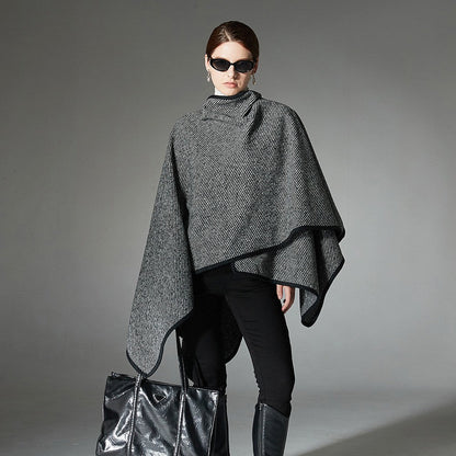 Aveline Striped Jacquard Shawl