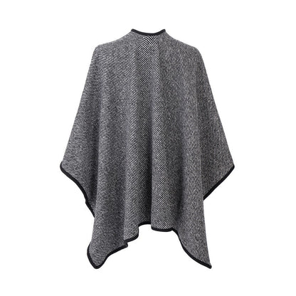 Aveline Striped Jacquard Shawl