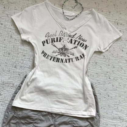 Celeste Slim Cotton Tee