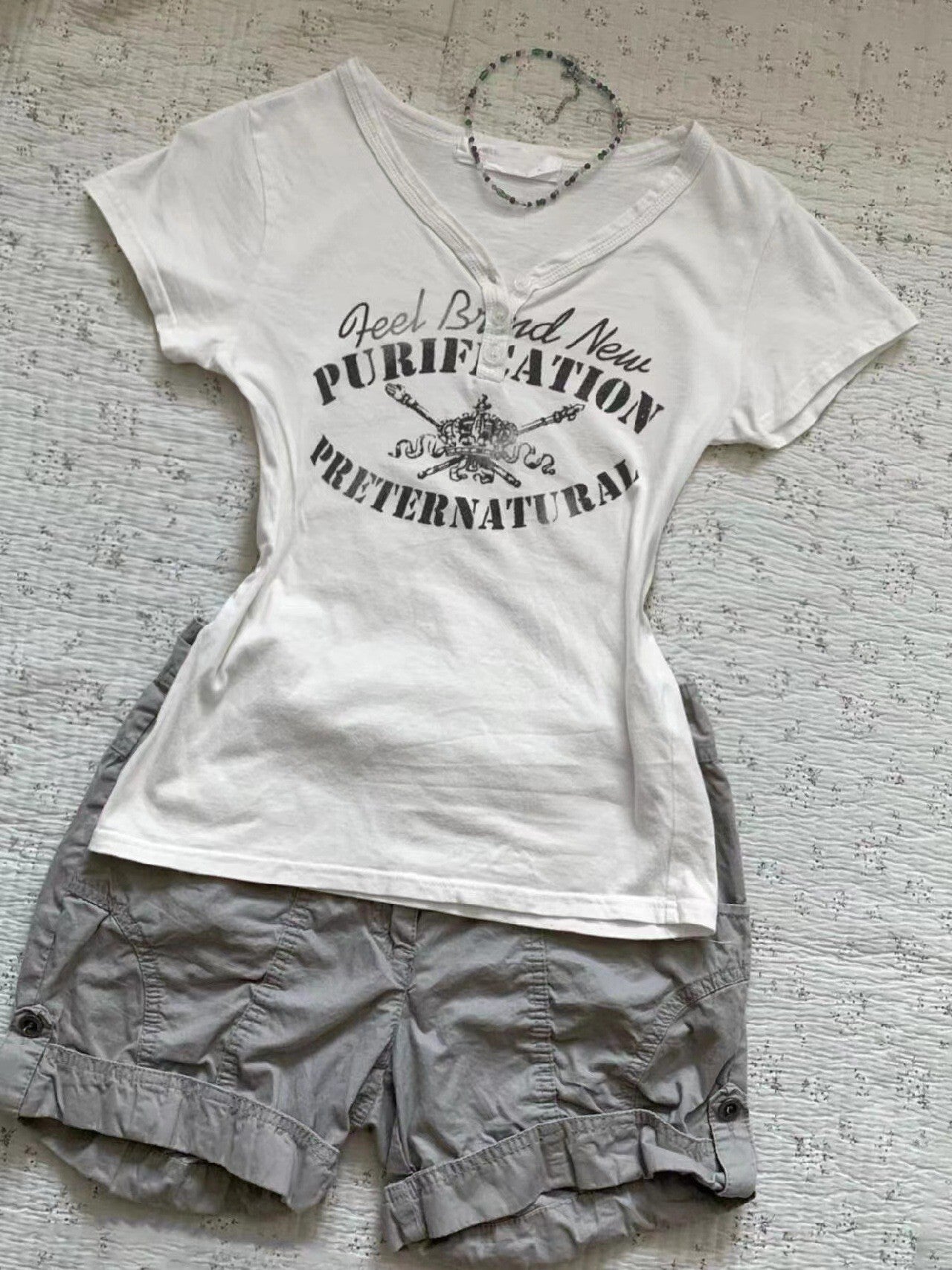 Celeste Slim Cotton Tee