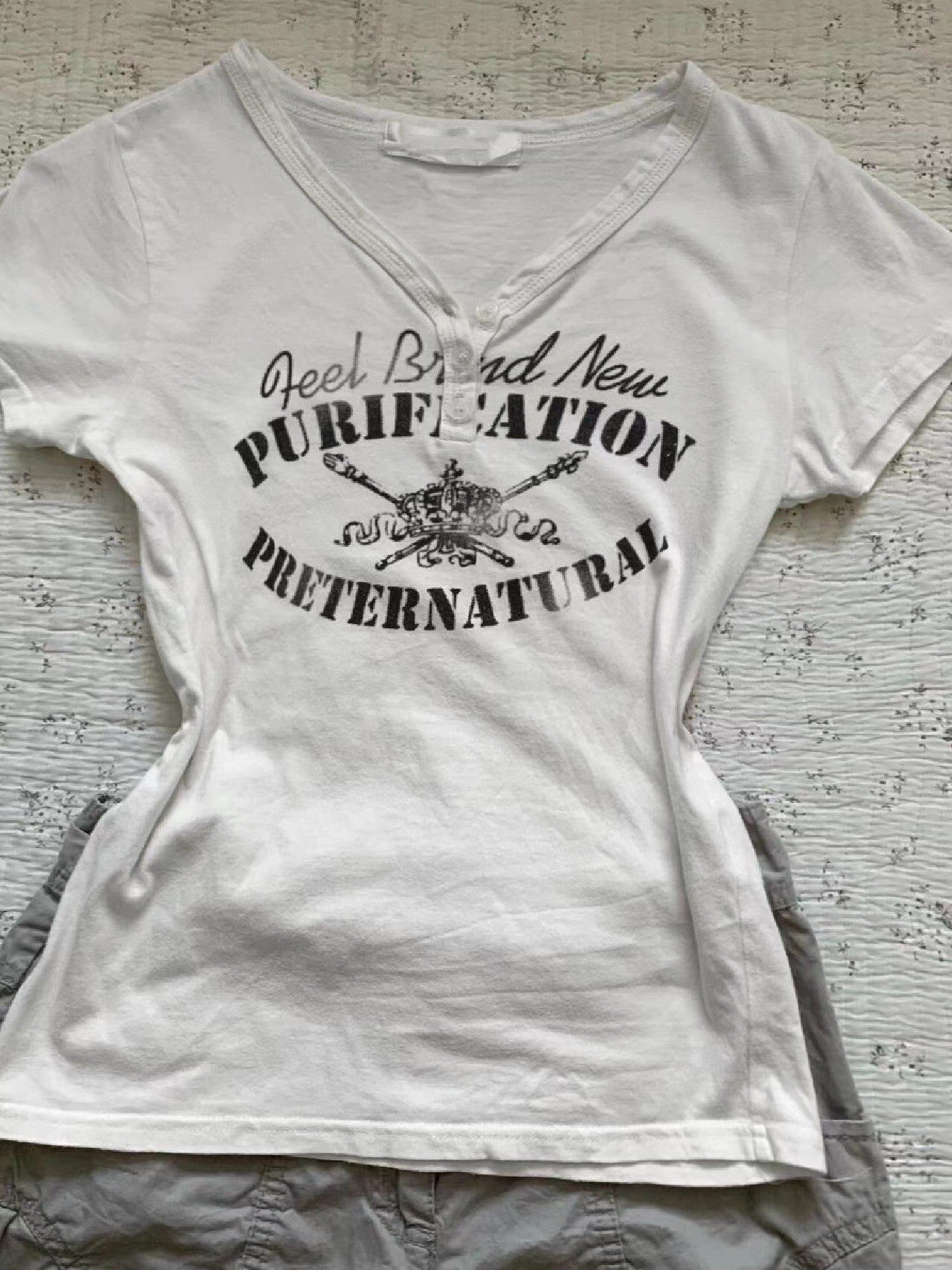 Celeste Slim Cotton Tee