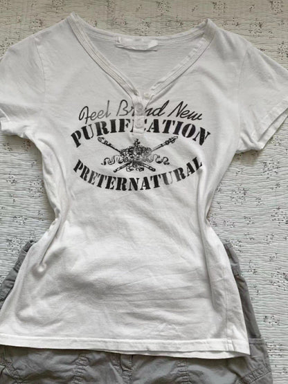 Celeste Slim Cotton Tee