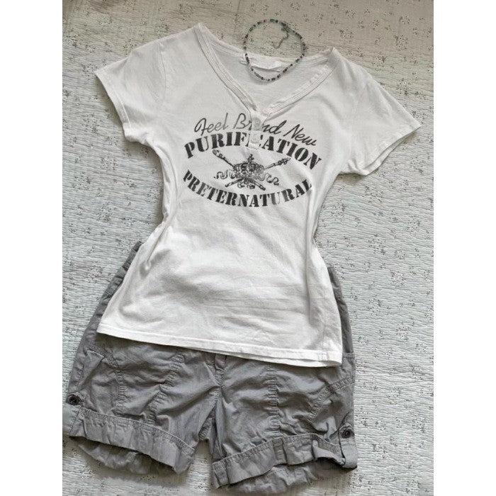 Celeste Slim Cotton Tee