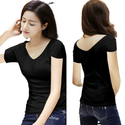 Nivara Reversible Leopard V-Neck Top