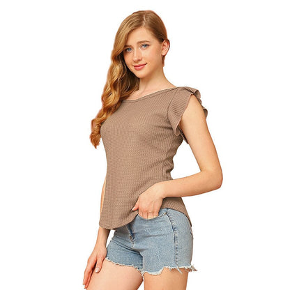 Seloria Ruffled Sweetheart Tee